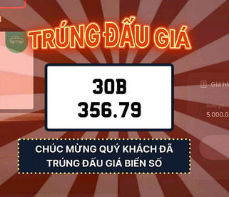 DANH SÁCH BIỂN SỐ ĐÃ TRÚNG ĐẤU GIÁ 14 - Bá Phát